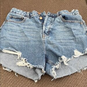 Wild Fable Frayed Hem Blue Jean Shorts